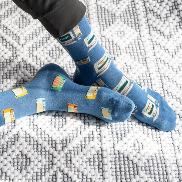 Friday Sock Co. Men's Floppy Disk & Old Computer Socks