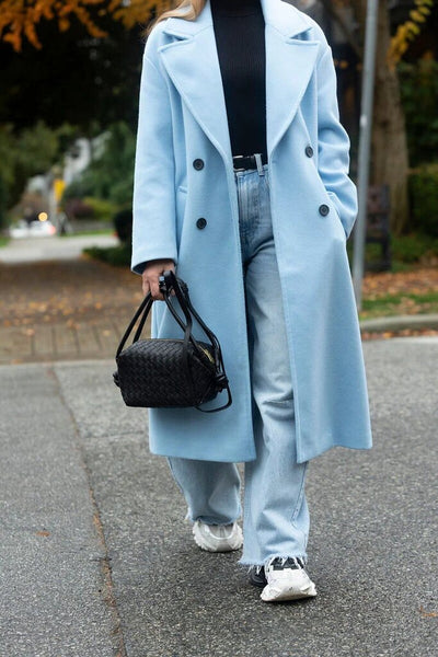 RISA 'Ila' Woven Knot Crossbody - Black