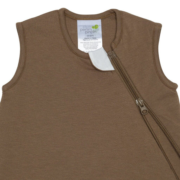 Perlimpinpin Quilted Bamboo Sleep Sack - Moka