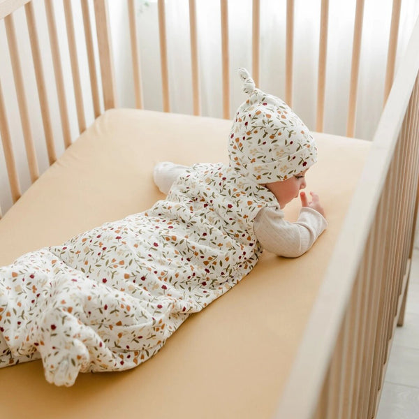 Perlimpinpin Quilted Bamboo Sleep Sack - Floral