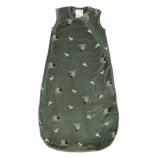 Perlimpinpin Velvet Sleep Sack - Forest