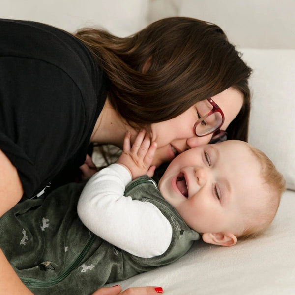 Perlimpinpin Velvet Sleep Sack - Forest