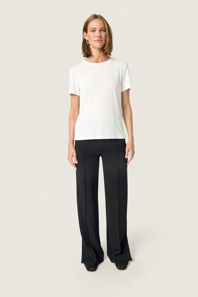 Soaked in Luxury 'Columbine' Loose Fit Tee - Broken White