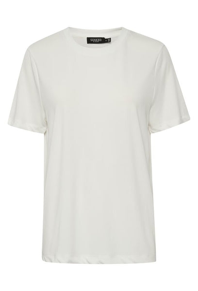 Soaked in Luxury 'Columbine' Loose Fit Tee - Broken White
