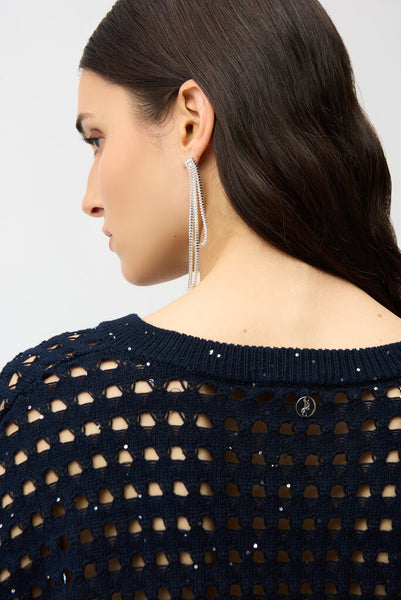 Joseph Ribkoff 261925 Open Stitch Sweater