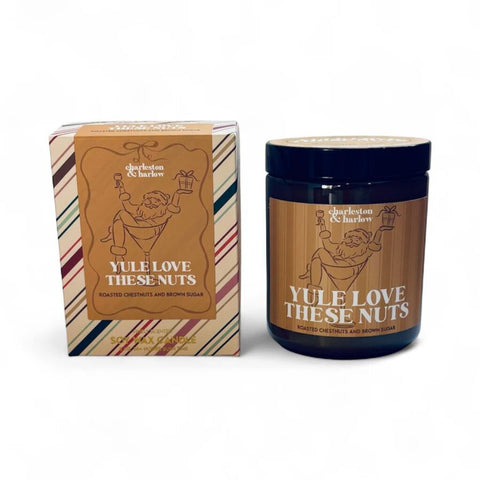 Charleston & Harlow 'Yule Love These Nuts' Boxed Candle