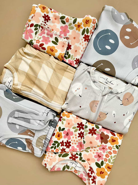 Little Luba Pink Ditsy Floral Sweater