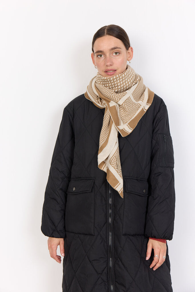 Soyaconcept 'Buket' Triangular Scarf - Cream