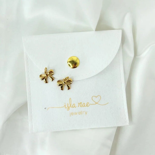 Isla Rae Everyday Hoop with Bow Charm