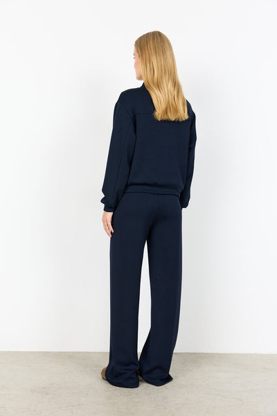 Soyaconcept 'Banu' Snap Button Jacket - Navy