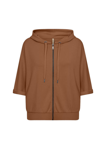 Soyaconcept 'Banu' Short Sleeve Sweatshirt - Toffee