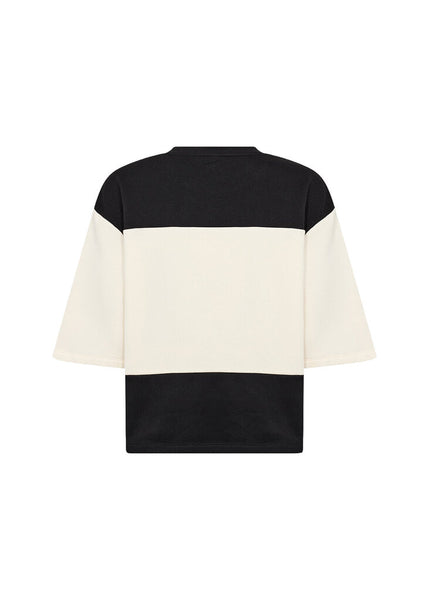 Soyaconcept 'Angelin' Cream Colour Block Top