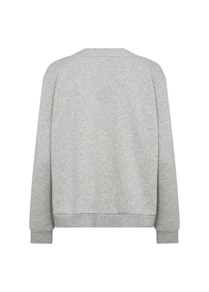 Soyaconcept 'Angelin' Light Grey V-Neck Cardigan