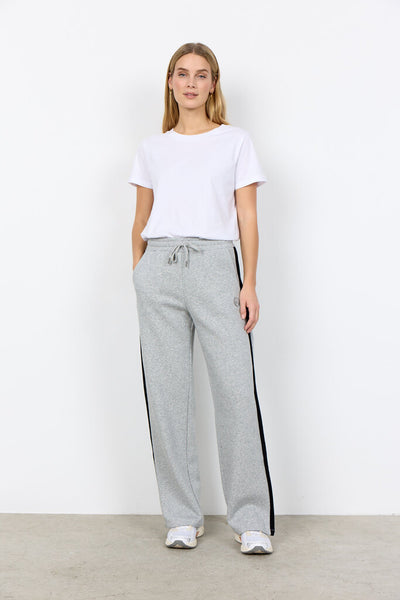 Soyaconcept 'Angelin' Light Grey Logo Sweatpants