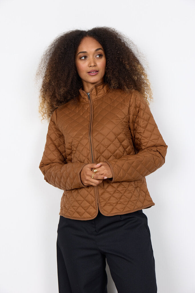 Soyaconcept 'Benete' Toffee Quilted Jacket