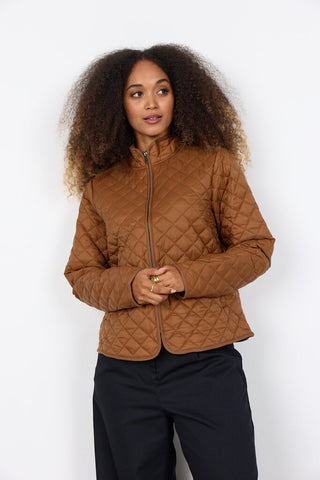Soyaconcept 'Benete' Toffee Quilted Jacket
