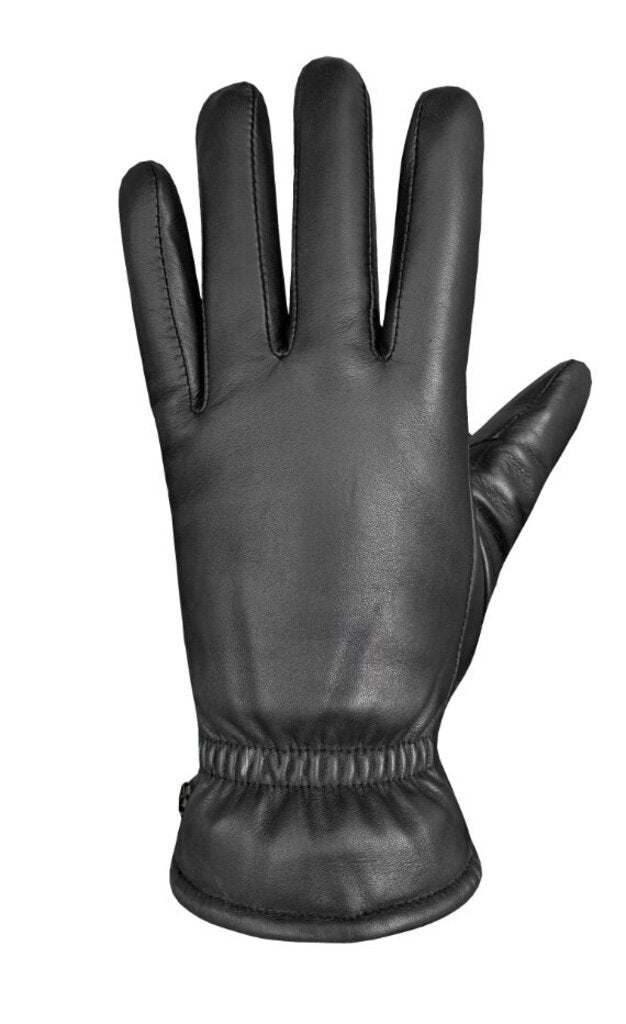 Auclair 'Demi' Leather Gloves - Black