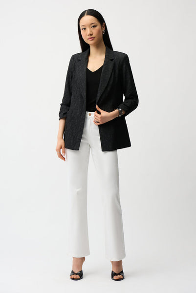 Joseph Ribkoff 242034 Jacquard Textured Blazer