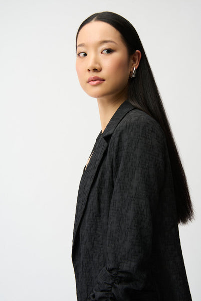 Joseph Ribkoff 242034 Jacquard Textured Blazer