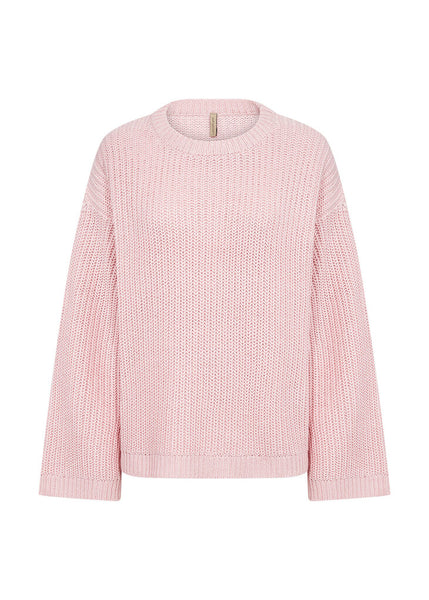Soyaconcept 'Remone' Knitted Crewneck Sweater - Rose
