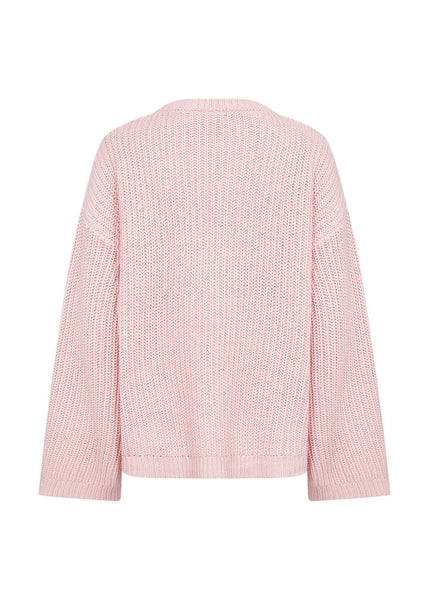 Soyaconcept 'Remone' Knitted Crewneck Sweater - Rose