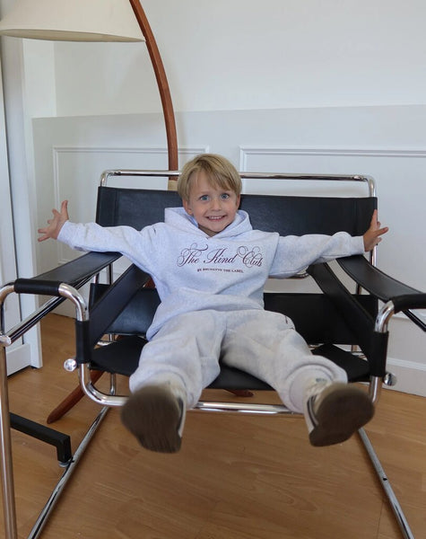 Brunette the Label 'Kind Club' Hoodie - Grey Script