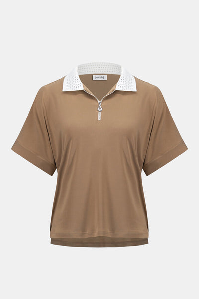 Joseph Ribkoff 261164 Silky Knit Polo Top