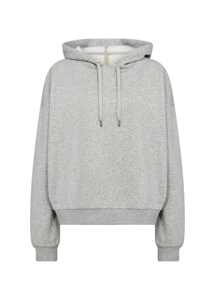 Soyaconcept 'Angelin' Hooded Sweatshirt - Light Grey Melange