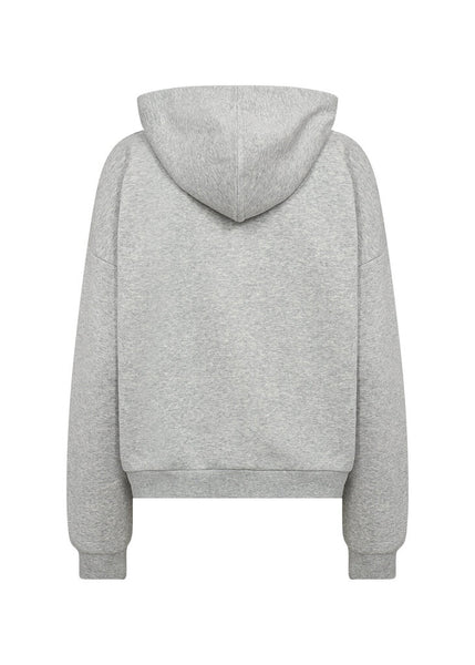 Soyaconcept 'Angelin' Hooded Sweatshirt - Light Grey Melange