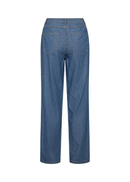 Soyaconcept 'Caisho' Blue Denim Stripe Pant