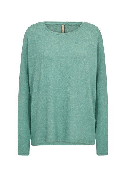 Soyaconcept 'Biara' Long Sleeve Top - Frozy Spruce Melange