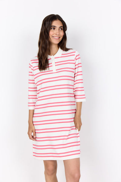 Soyaconcept 'Barni' Striped Dress - Rapture Rose