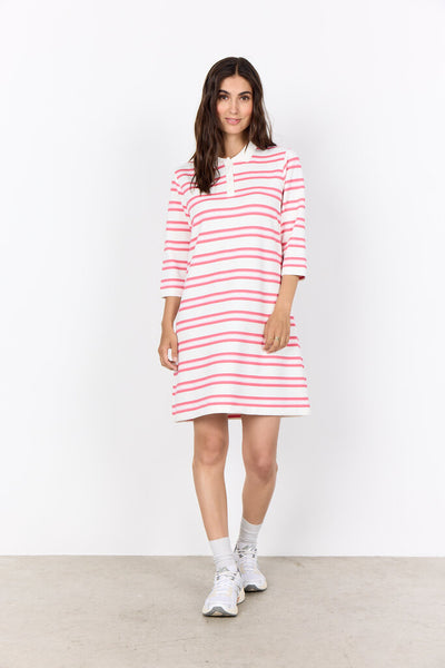 Soyaconcept 'Barni' Striped Dress - Rapture Rose