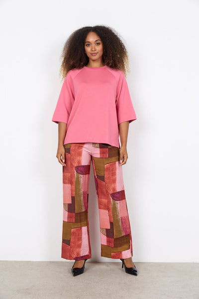 Soyaconcept 'Banu' Raglan Sleeve Top - Rapture Rose
