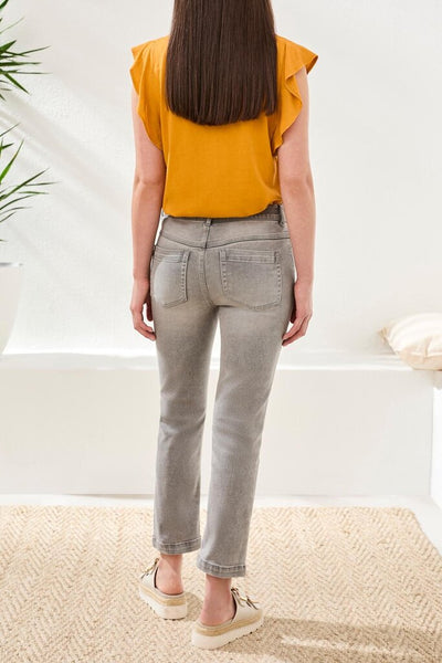 Tribal 'Audrey' Boundless Stretch Straight Leg Crop Jeans