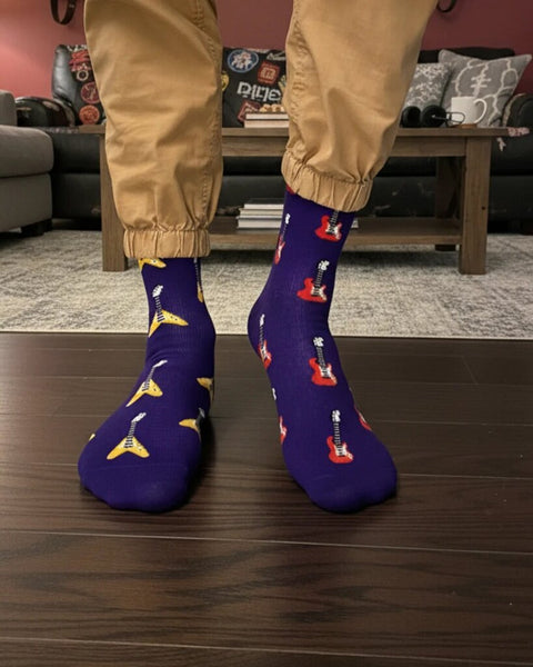 Friday Sock Co. Men's Electric Guitar Socks