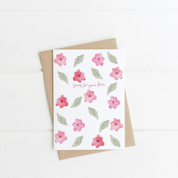 Made By A Potato 'Sorry For Your Loss' Greeting Card