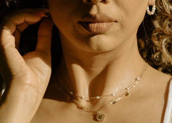 Isla Rae 'Sarah' Golden Coin Necklace