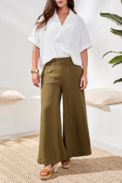 Tribal Airflow Pleated Flowy Pants