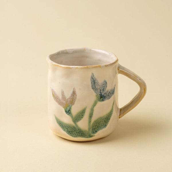 Indaba 'Painted Petals' Mug - Iris