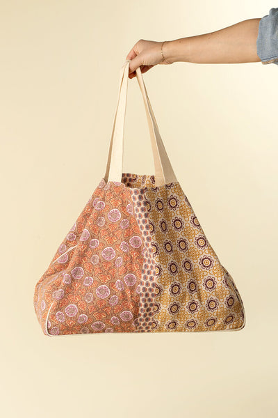 Indaba 'Cleo' Market Bag - Peach