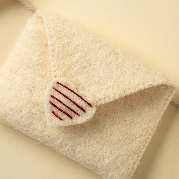 Indaba Love Letter Felt Garland