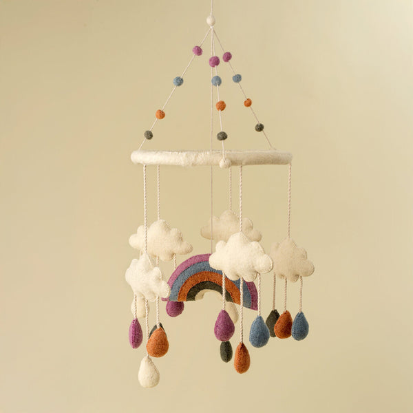 Indaba Rainbow Felt Mobile