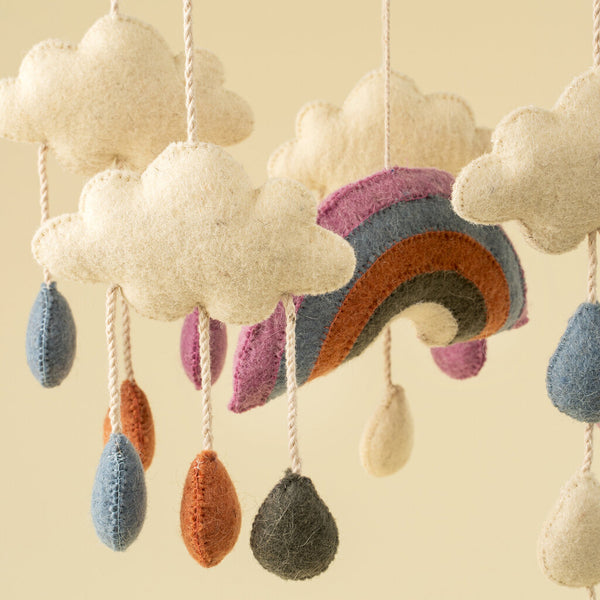 Indaba Rainbow Felt Mobile