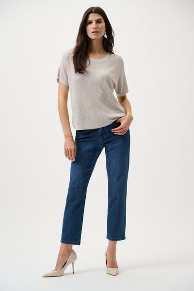Joseph Ribkoff 'Gia' Classic Slim Fit Stretch Jeans - Medium Blue