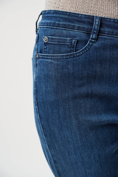 Joseph Ribkoff 'Gia' Classic Slim Fit Stretch Jeans - Medium Blue