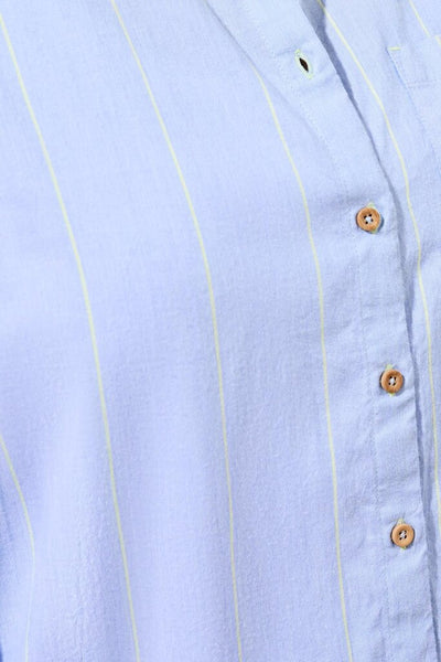 Tribal Yarn Dye Stripe Button Front Shirt