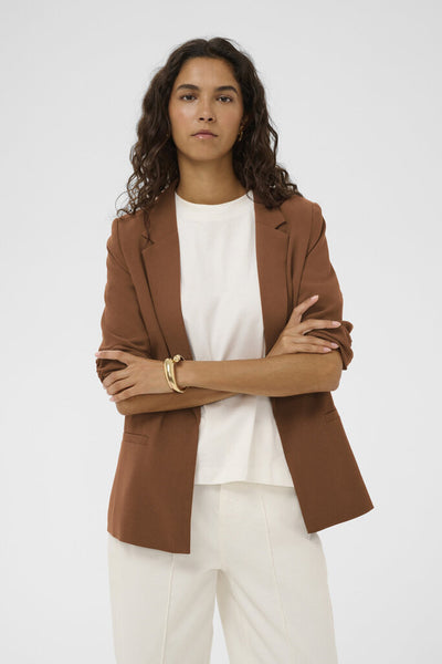 Soaked in Luxury 'Shirley' Blazer - Cappuccino