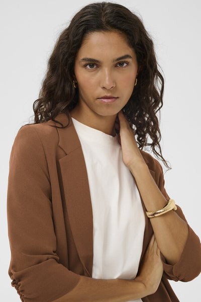 Soaked in Luxury 'Shirley' Blazer - Cappuccino