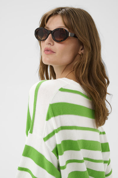 Soaked in Luxury 'Spina' Striped Boxy Pullover
